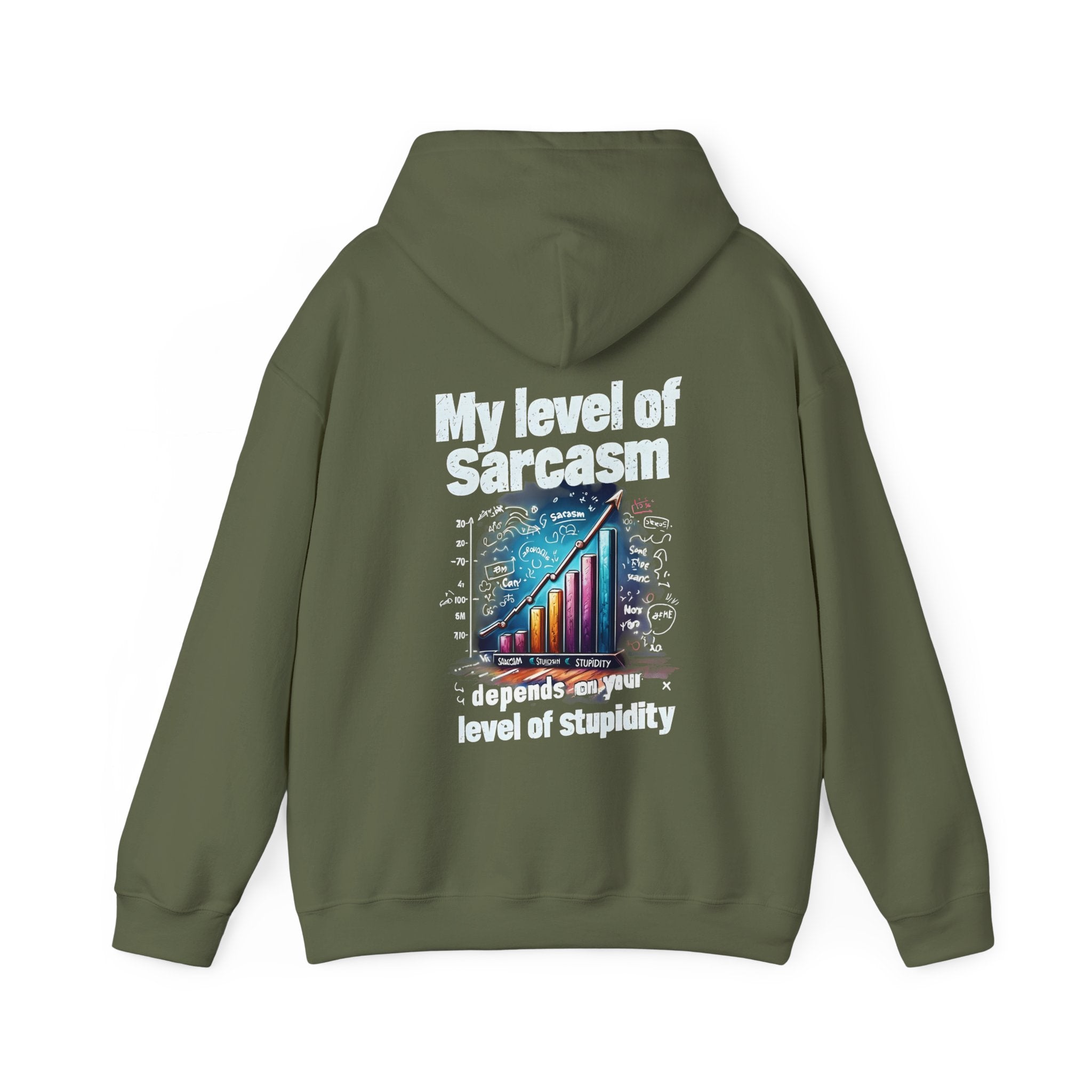 My Level of Sarcasm Depends on Your Level of Stupidity - Funny Sarcastic Shirt