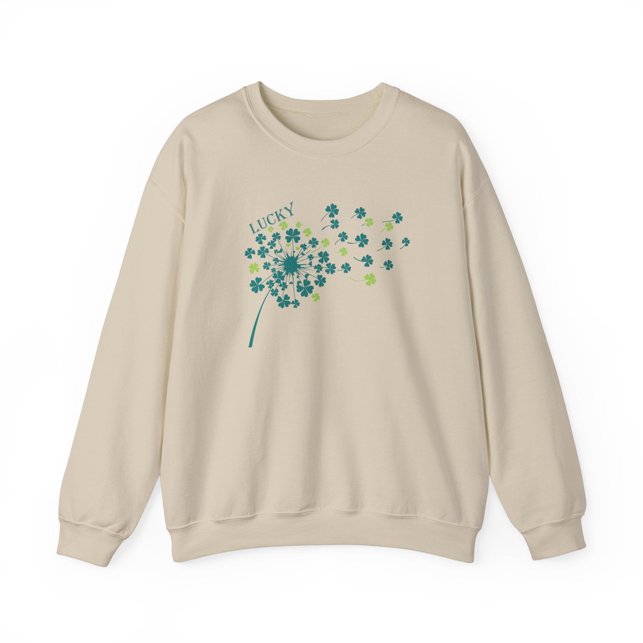 Shamrock Sweatshirt - Clover Shamrock Shirt - St Patrick's Day Apparel - Lucky Clover Design