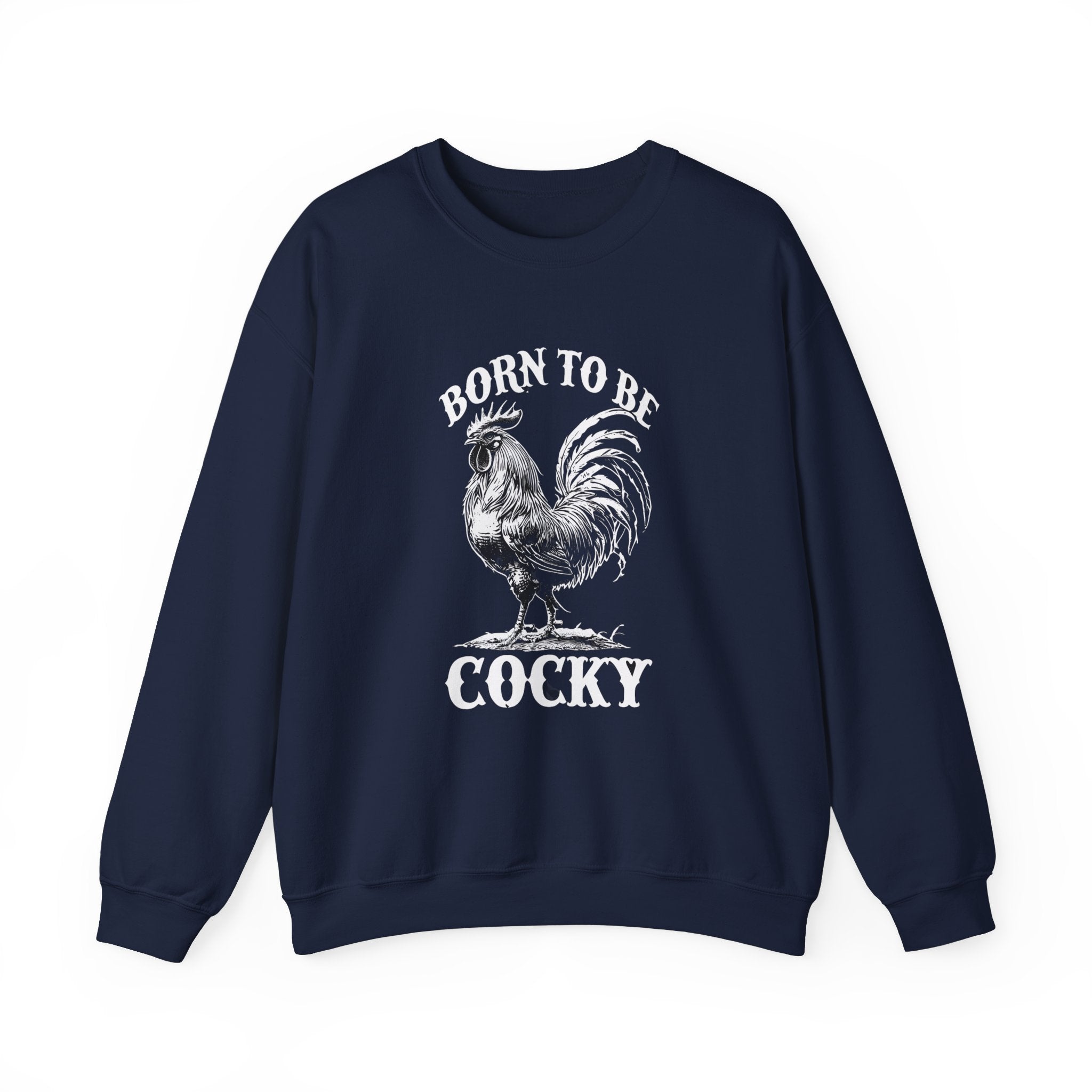 Funny Chicken Crewneck Sweatshirt, Chicken Lover Gift, Gifts For Farmers,  Cocky Roaster Shirt, Farm Life