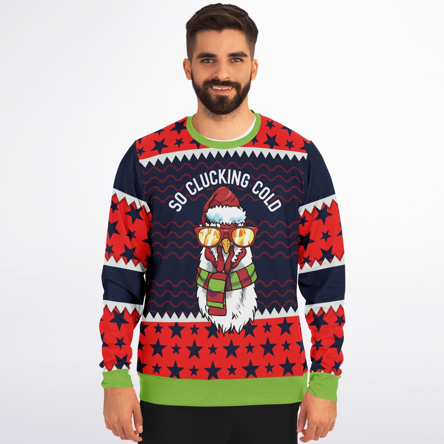 So Clucking Cold Funny Chicken Sweatshirt
