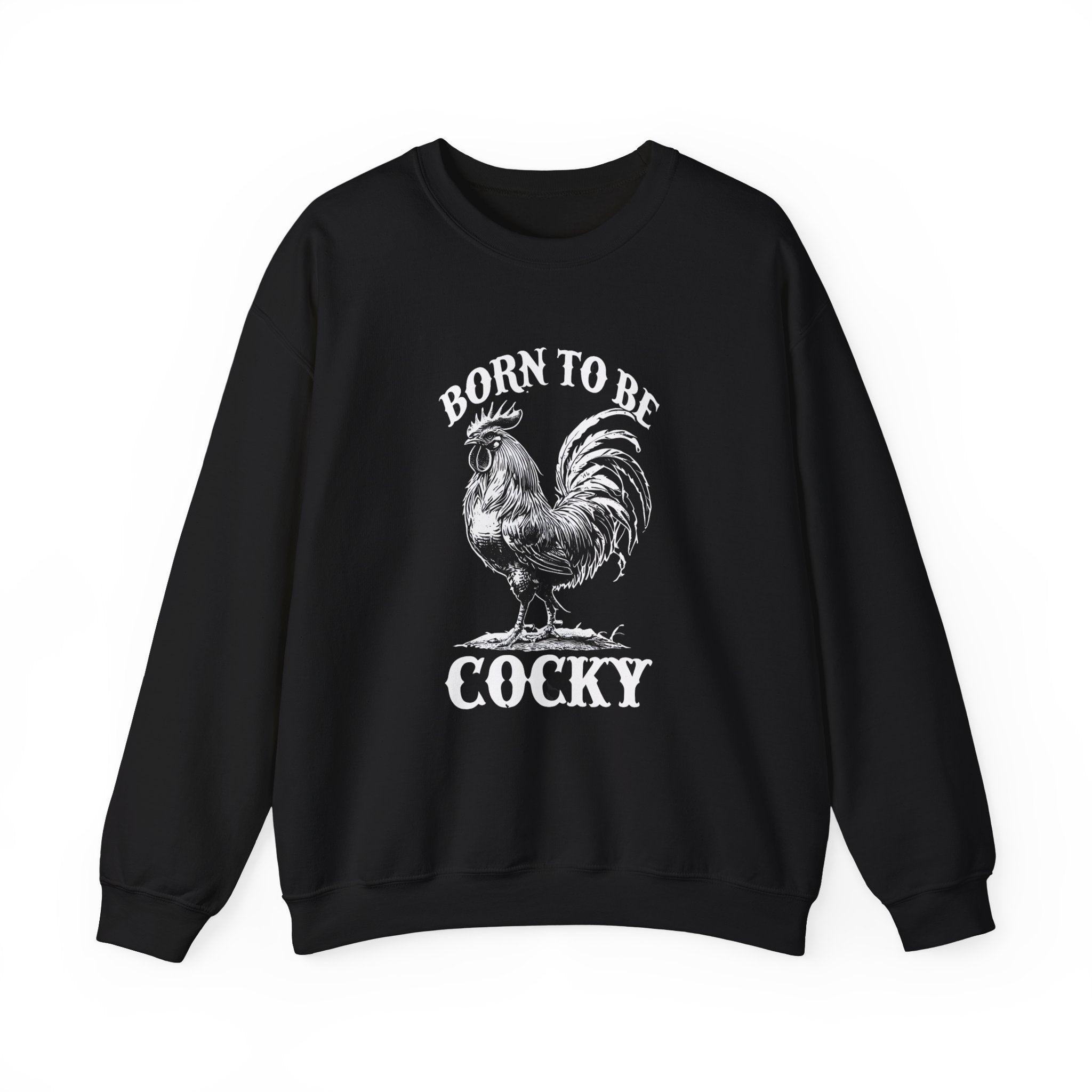 Funny Chicken Crewneck Sweatshirt, Chicken Lover Gift, Gifts For Farmers,  Cocky Roaster Shirt, Farm Life