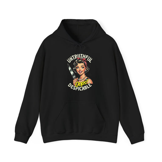 Sassy Retro Untruthful Despicable Hoodie