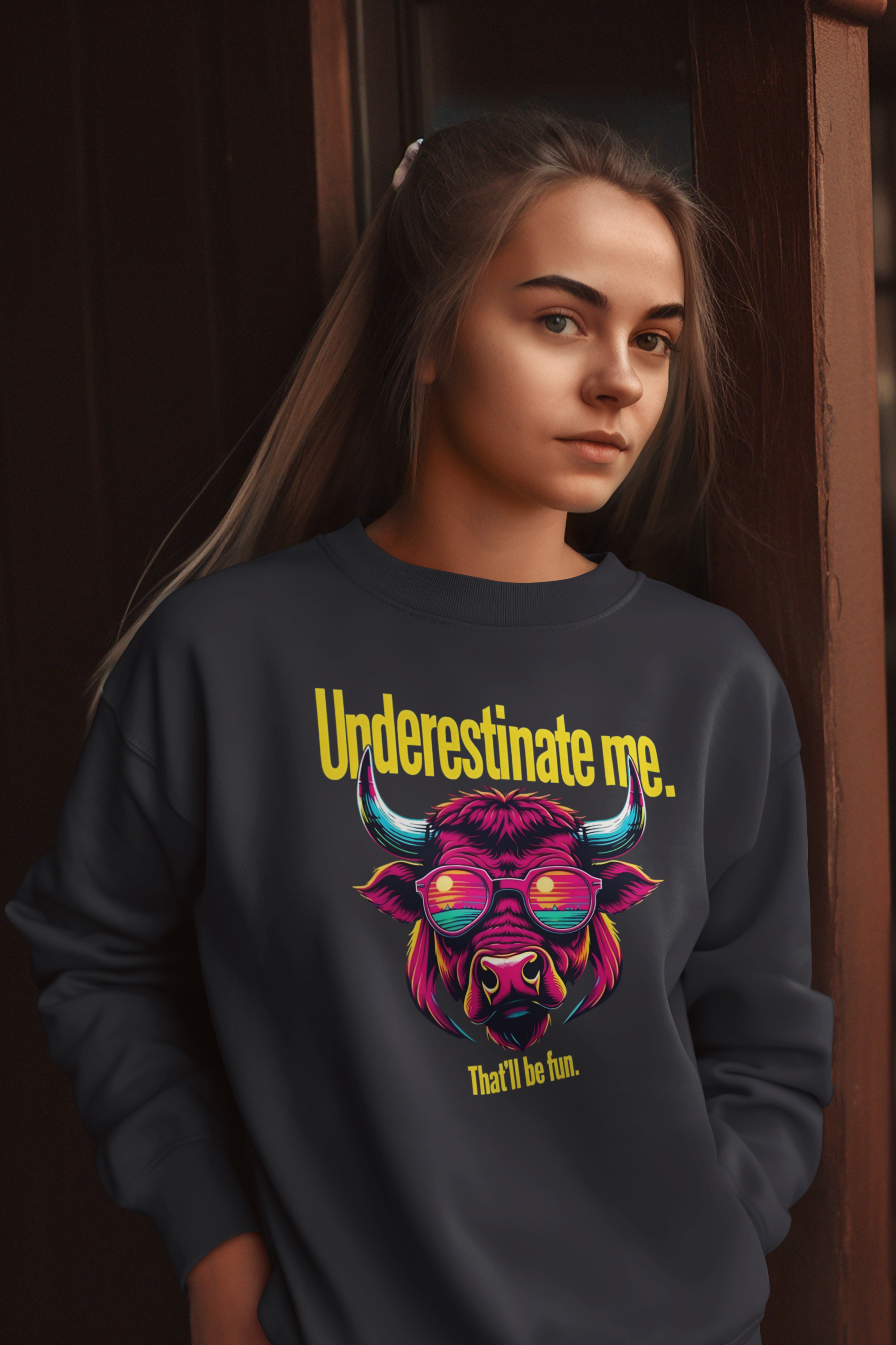 Underestimate Me That'll Be Fun Sweatshirt