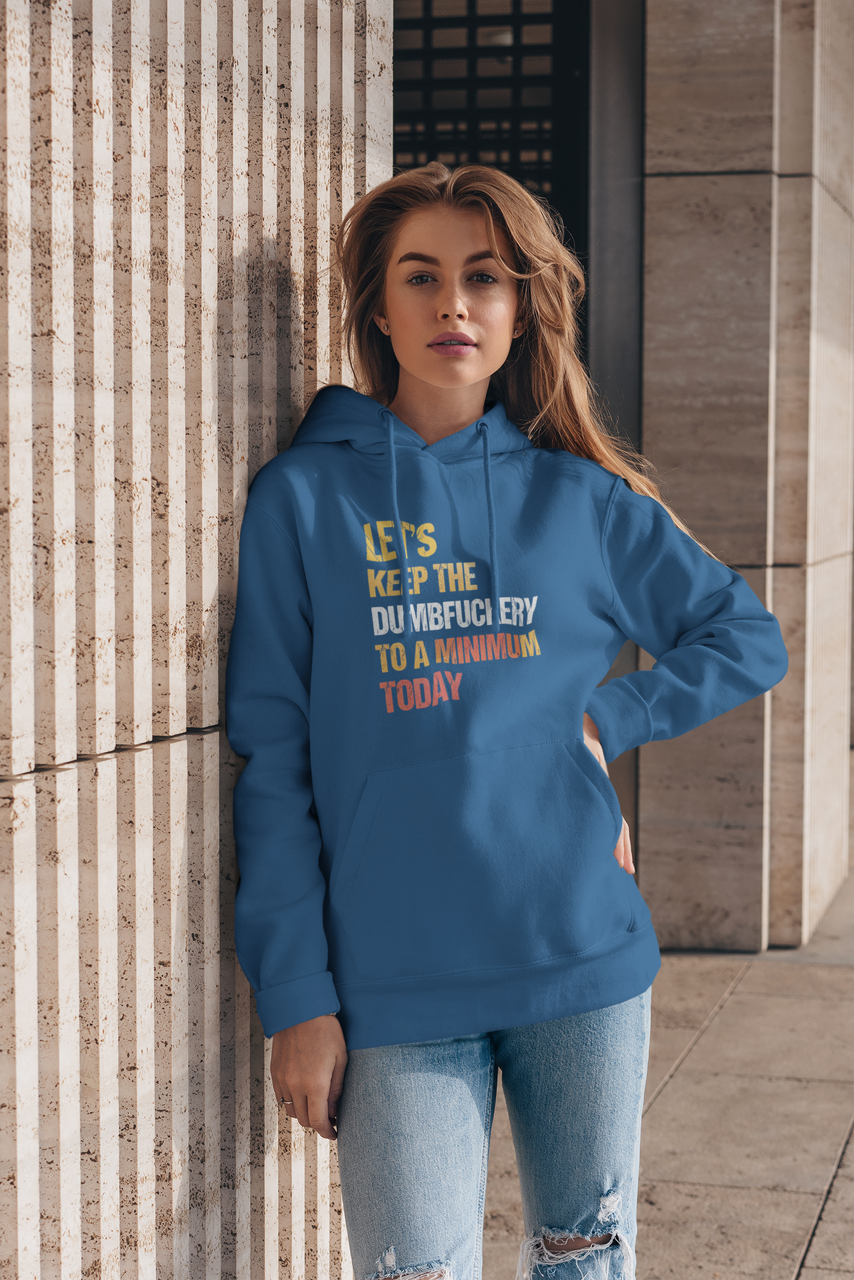Funny Bad Bitch Mom Life Hoodie | Sarcastic Sweatshirt