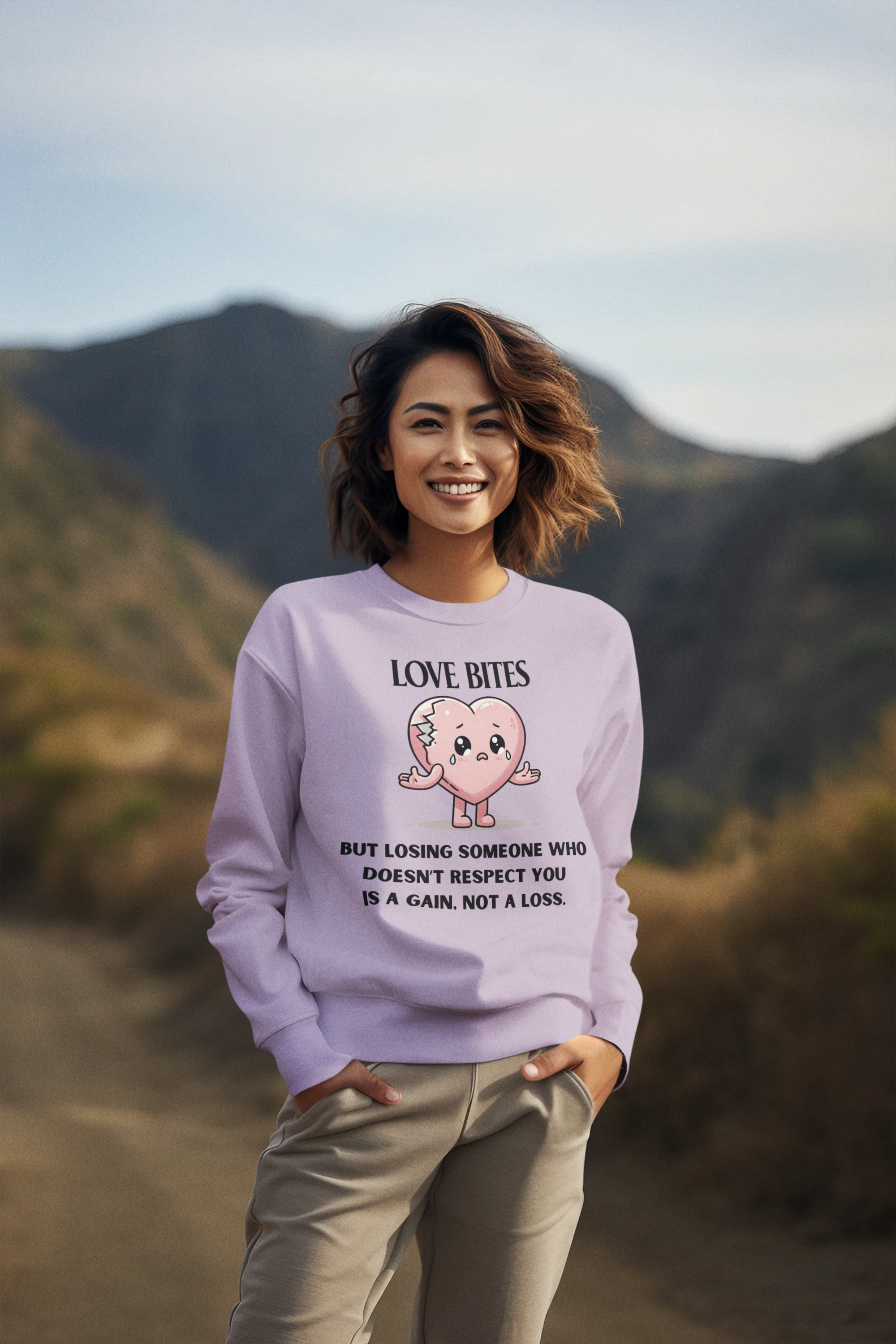 Love Bites Valentines Day Sweatshirt, Sublimation Design