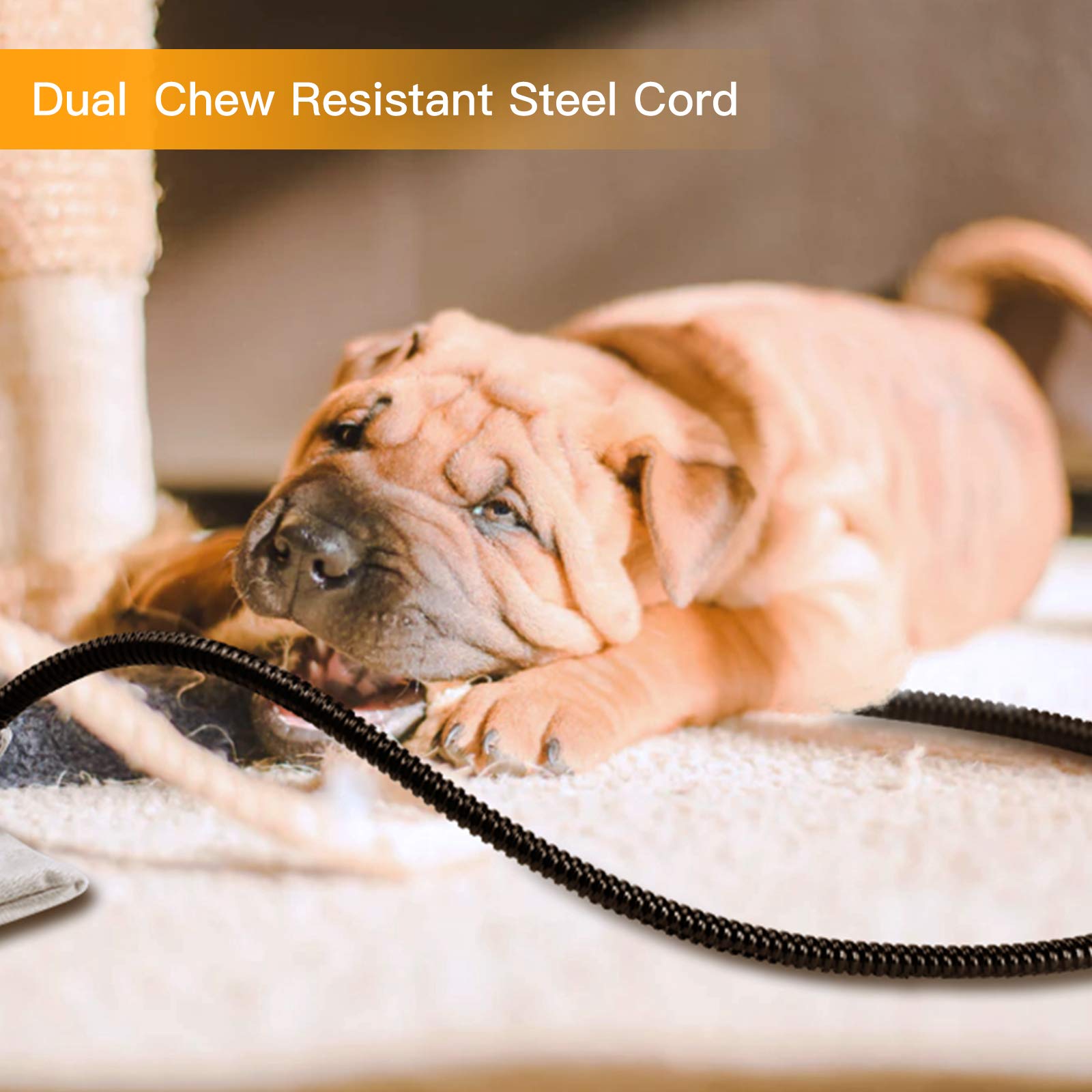 Pet Heating Pad, 6 Adjustable Temperature Dog Cat Heating Pad with Timer
