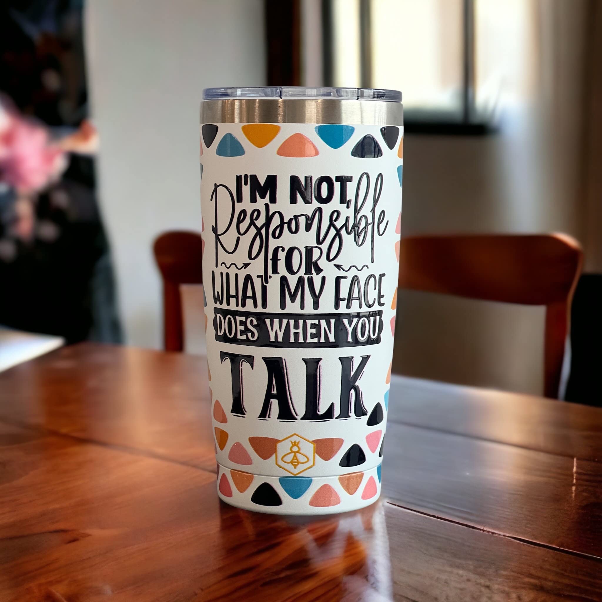 Funny & Sarcastic Travel Coffee Mug w/Slider Lid