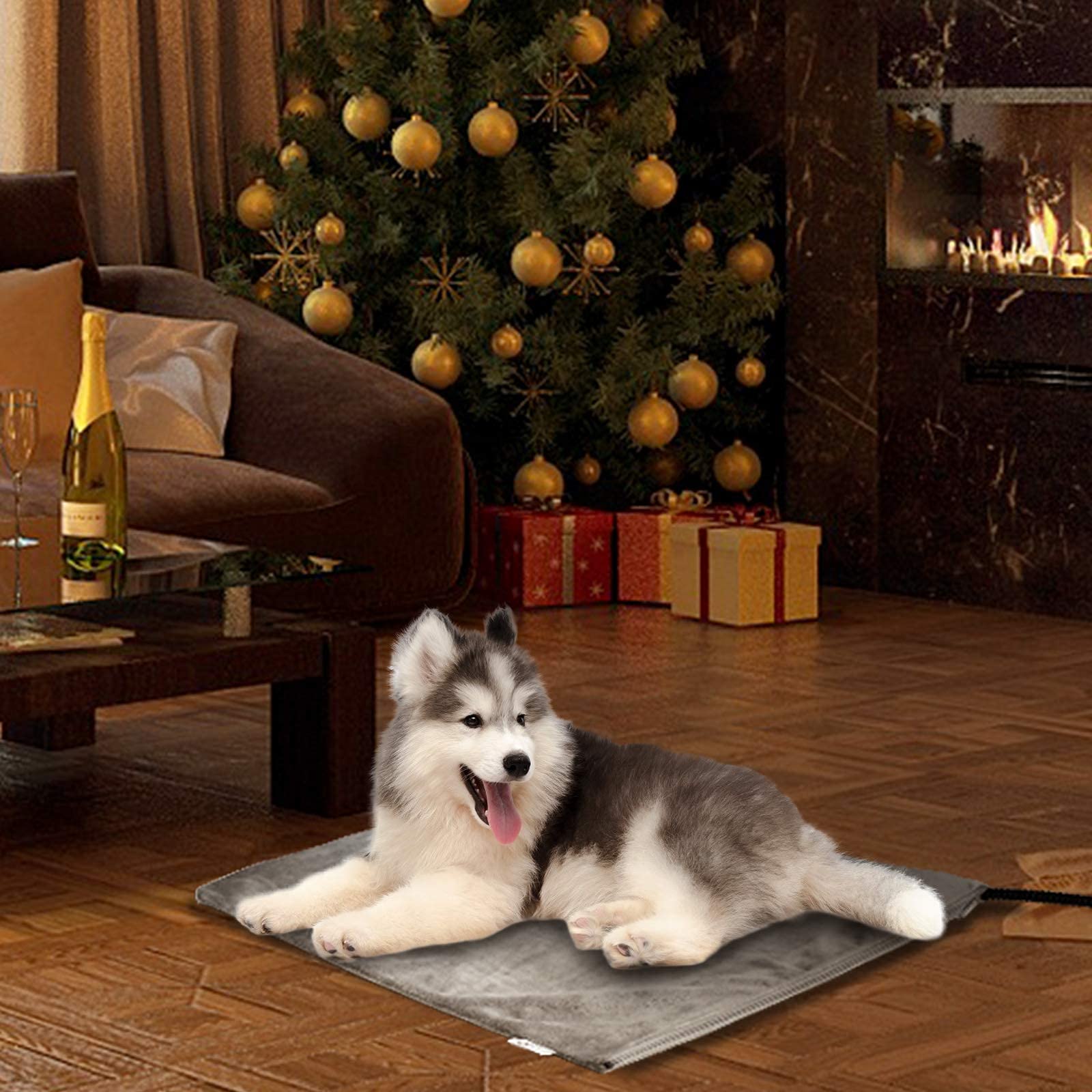 Pet Heating Pad, 6 Adjustable Temperature Dog Cat Heating Pad with Timer