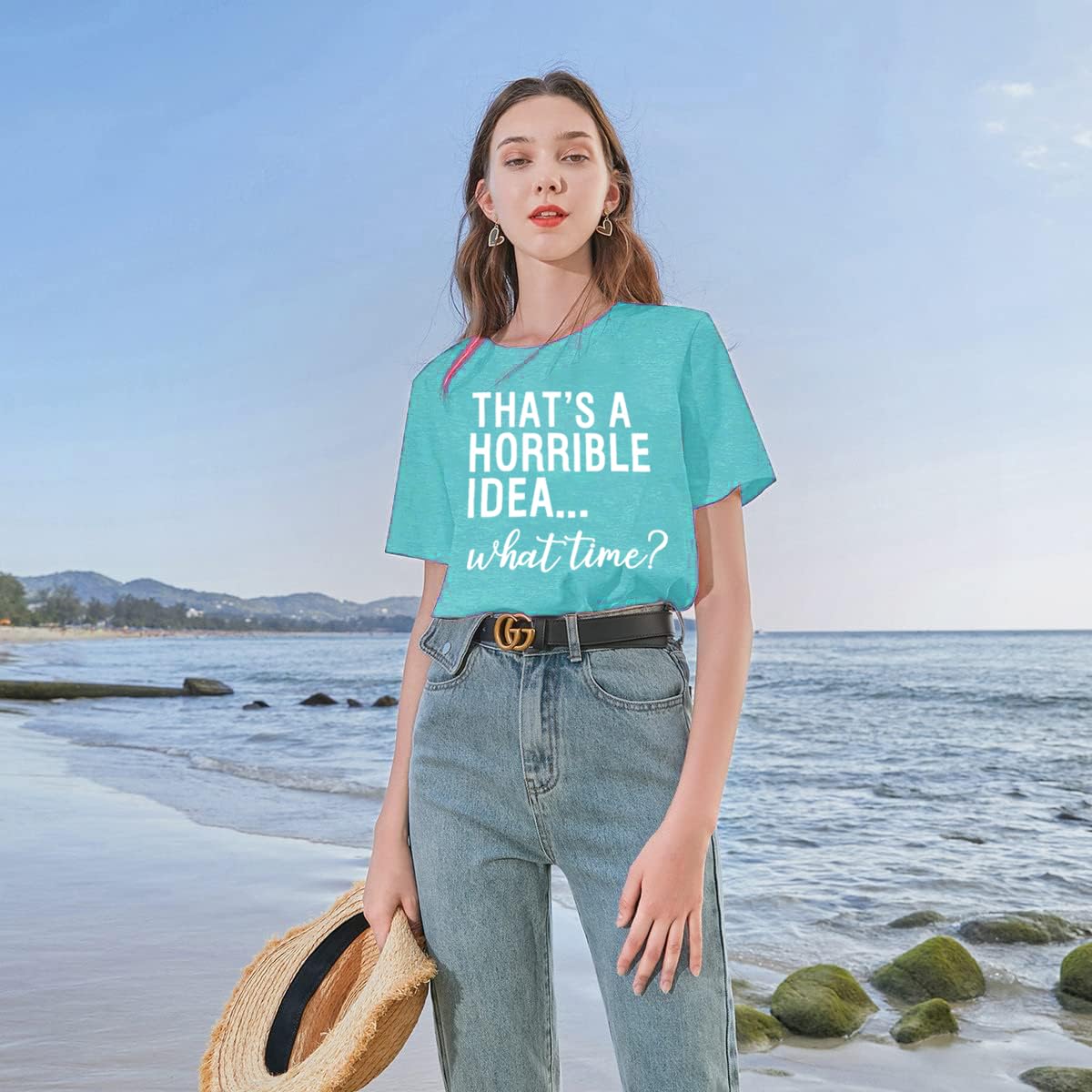 Women's Sarcastic T-Shirts with Funny Sayings Cute Graphic Shirt