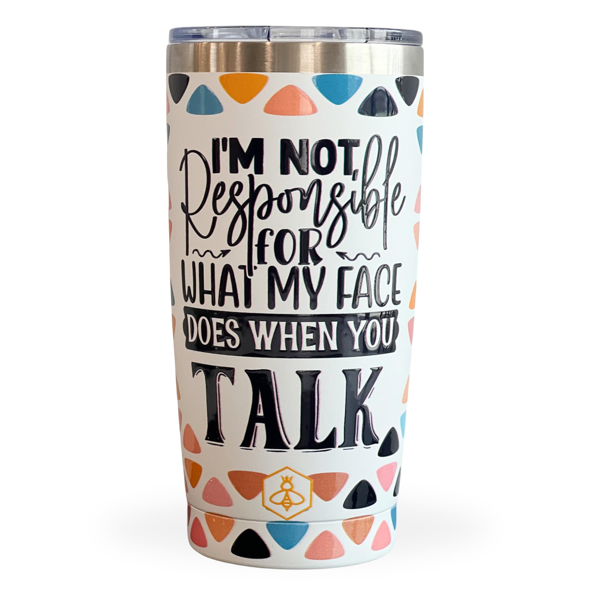 Funny & Sarcastic Travel Coffee Mug w/Slider Lid