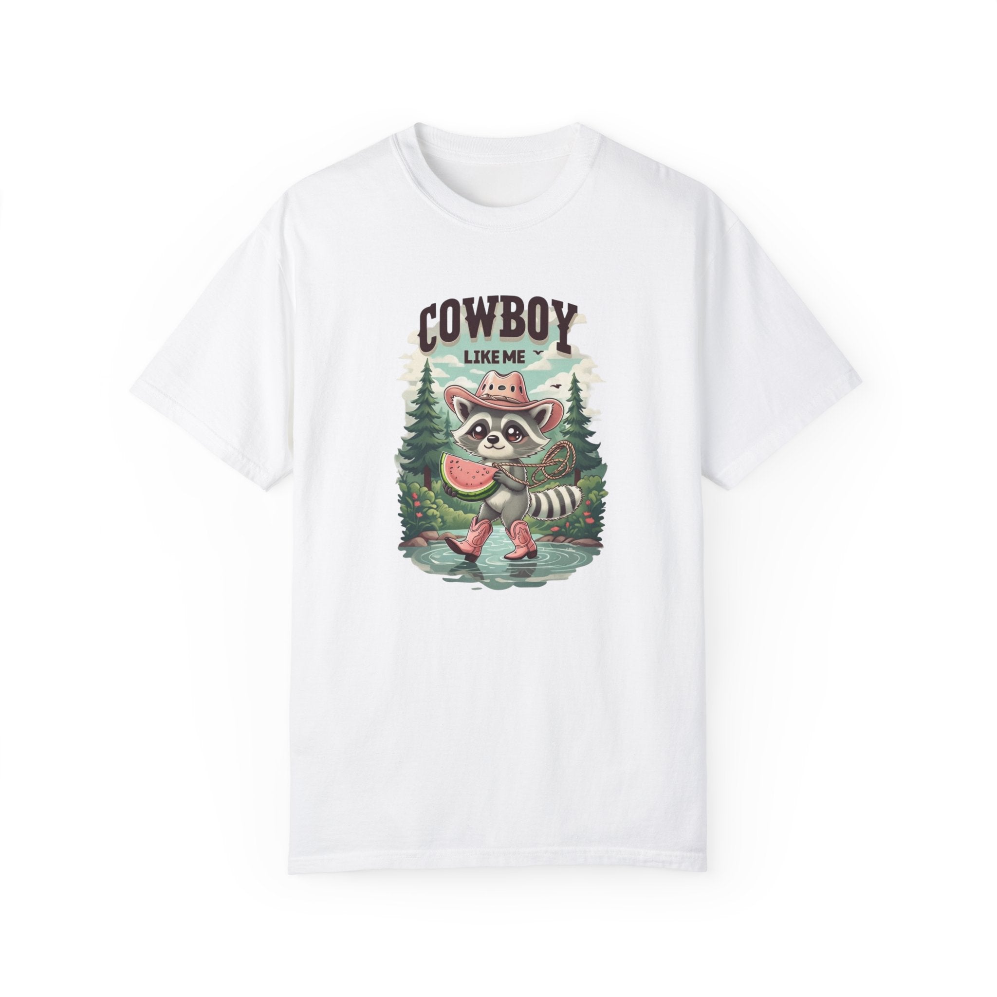 Racoon Graphic T Shirt  Western Cowgirl Vintage Chic