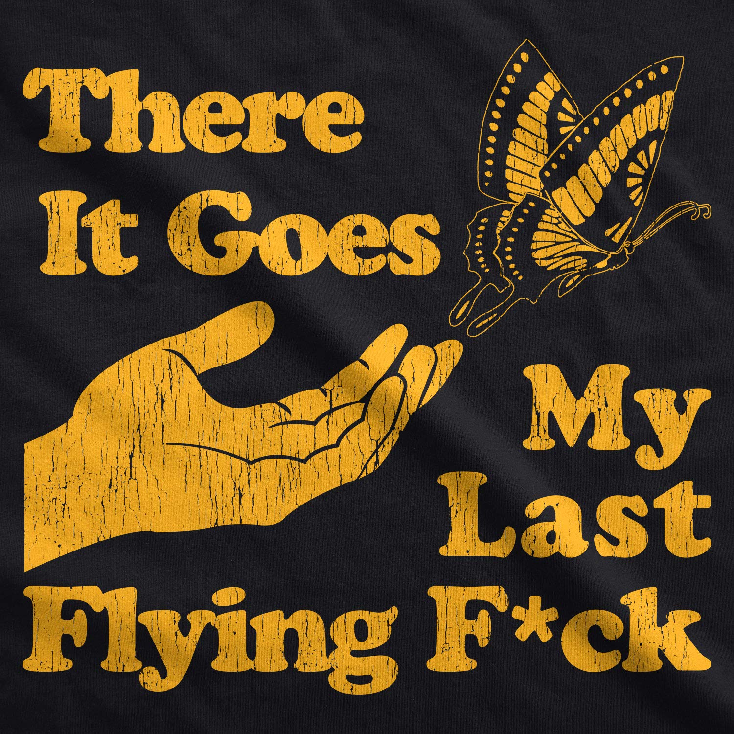 Womens There Goes My Last Flying F*ck Tshirt Funny Sarcastic Tee