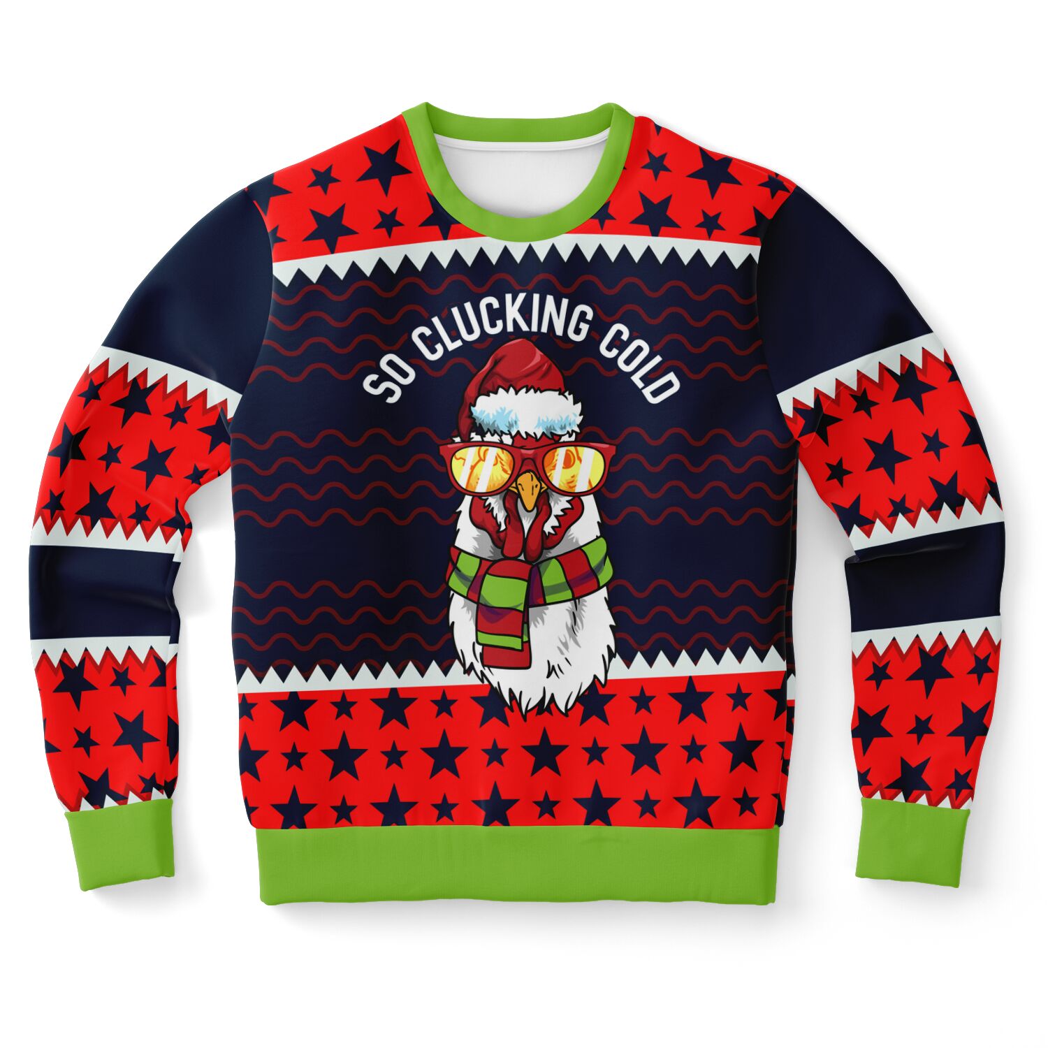 So Clucking Cold Funny Chicken Sweatshirt
