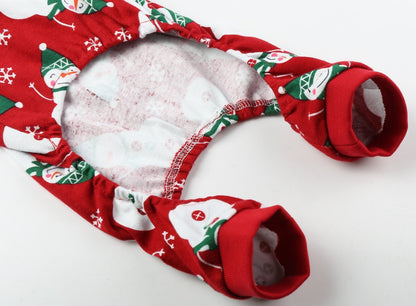 Snowman Dog Christmas Pajamas