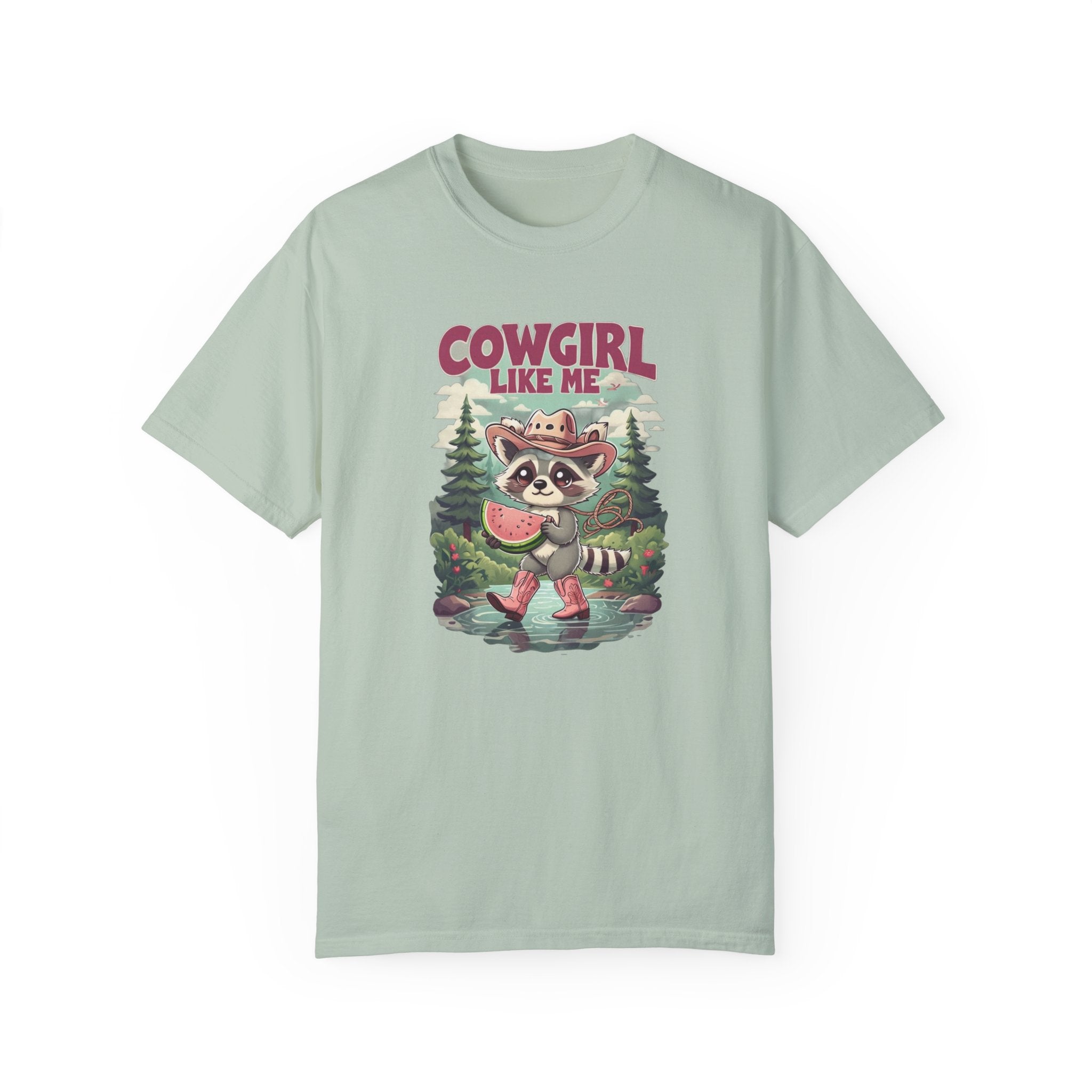 Cowgirl Like Me - Vintage Cowgirl T-Shirt - Retro Racoon Graphic Tee
