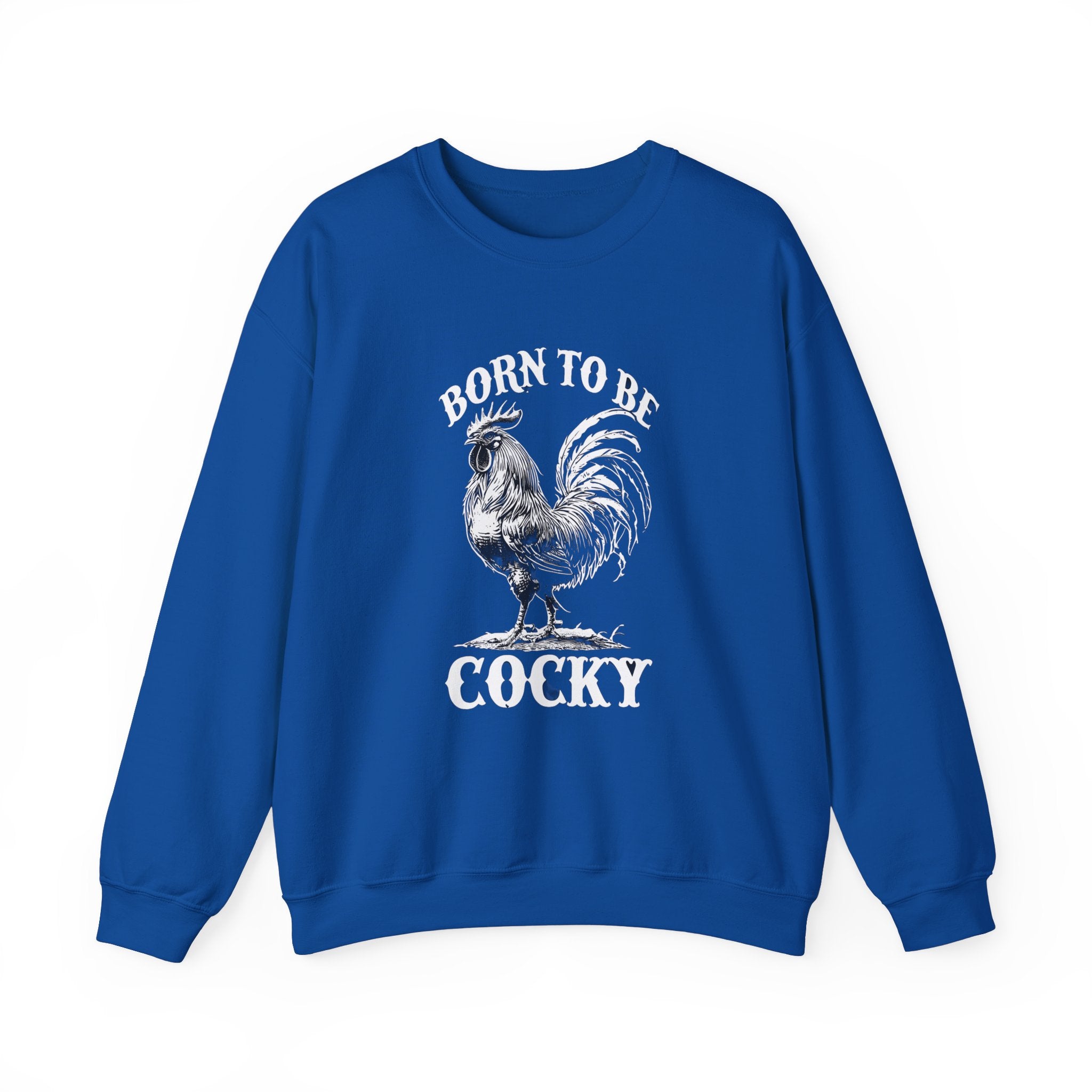 Funny Chicken Crewneck Sweatshirt, Chicken Lover Gift, Gifts For Farmers,  Cocky Roaster Shirt, Farm Life