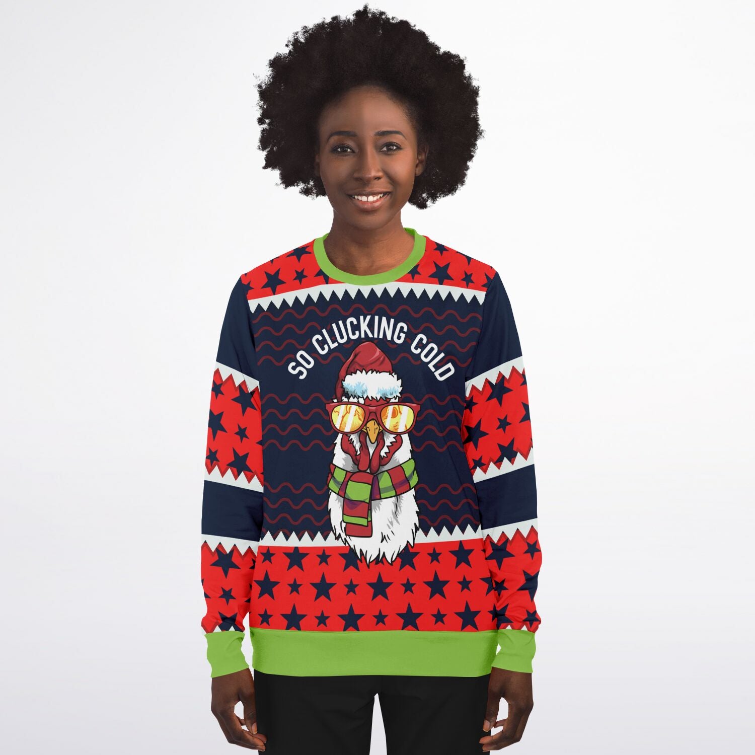 So Clucking Cold Funny Chicken Sweatshirt