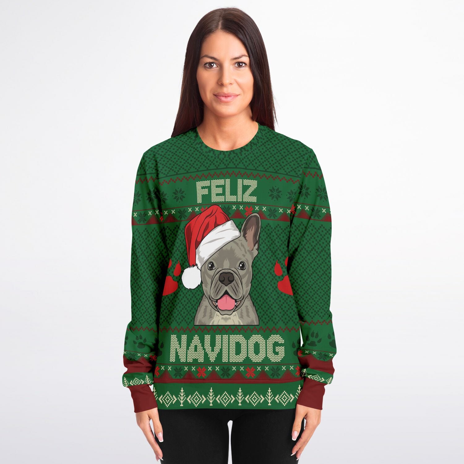 Feliz Navidog - French Bulldog