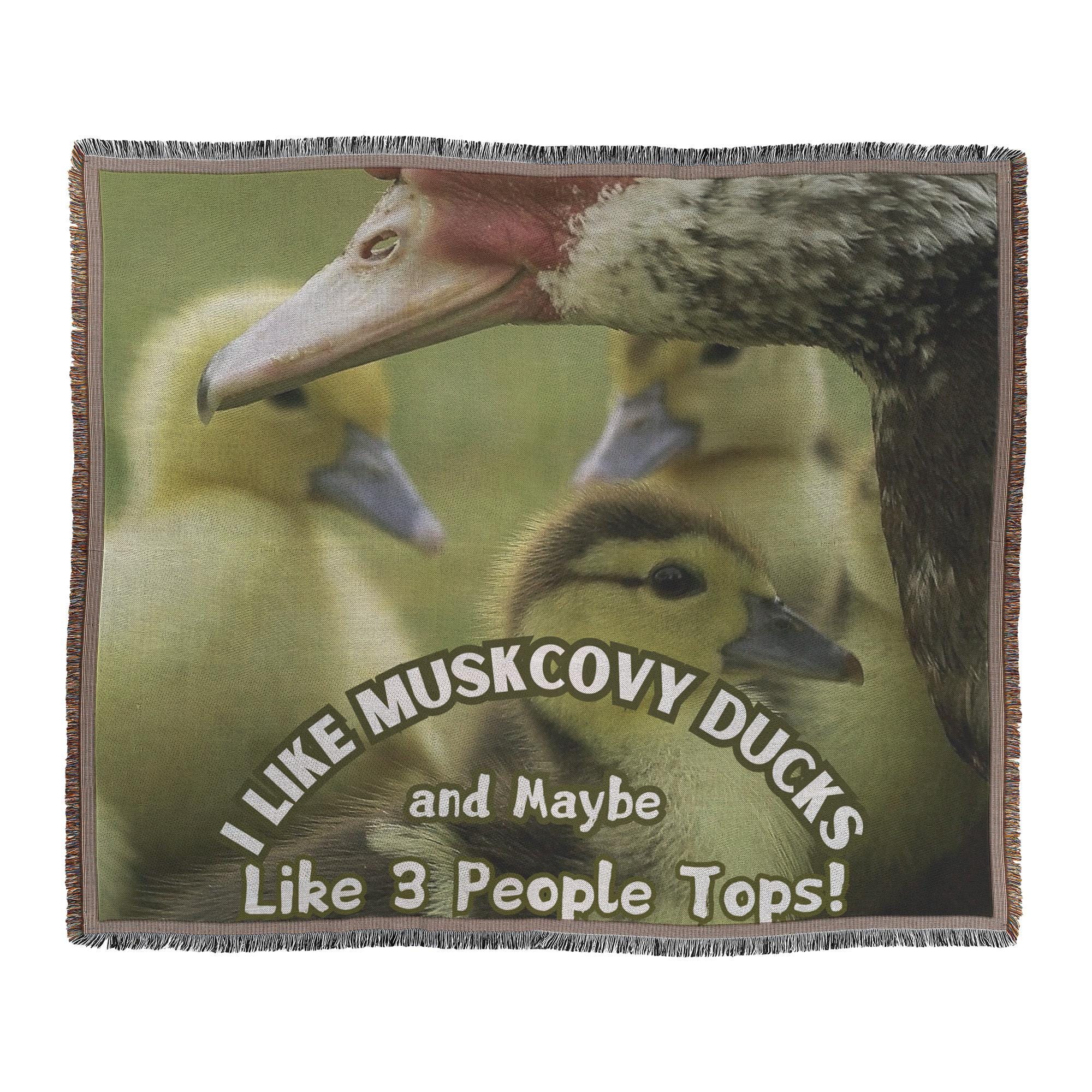 Muscovy Duck Woven Blanket