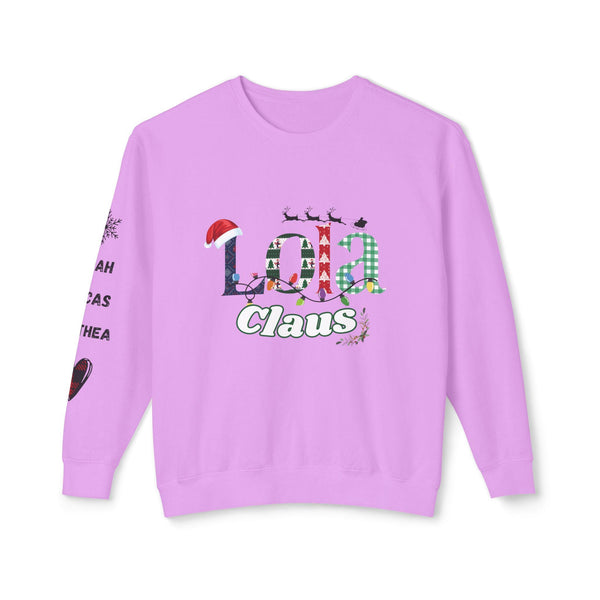 Cozy Crewneck Sweatshirt, Perfect for Fall, Winter, Christmas, Gift for Your Lola Claus