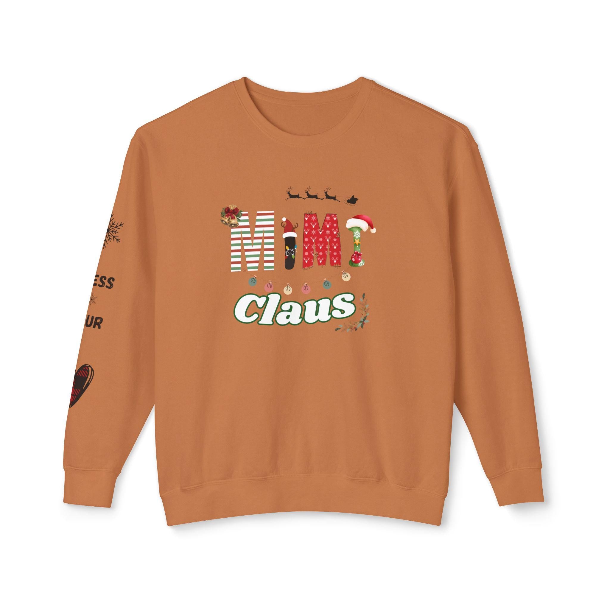 Mimi Claus Sweatshirt - Holiday Spirit, Christmas Gift, Cozy Apparel, Family Matching, Winter Wardrobe