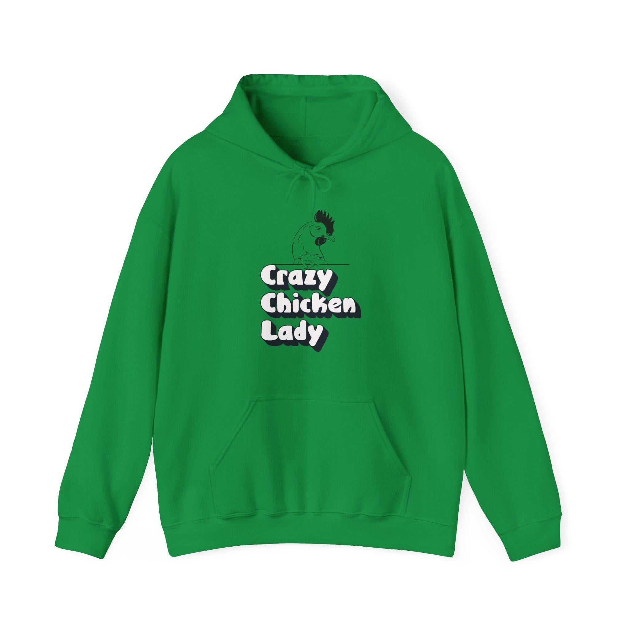 Crazy Chicken Lady - Unisex Heavy Blend™ Hooded Sweatshirt