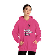 Crazy Chicken Lady - Unisex Heavy Blend™ Hooded Sweatshirt