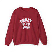 Crazy Dog Mom Crewneck Sweatshirt | Perfect Gift for Dog Lovers | Cozy and Fun Sweatshirt for Pet Owners | Birthday Gift, Dog Mom Apparel,
