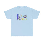 Crazy Dog Mamma Unisex Heavy Cotton Tee, Perfect Gift for Dog Lovers, Pet Owner Shirt, Animal Lover Apparel, Funny Dog Mom T-Shirt