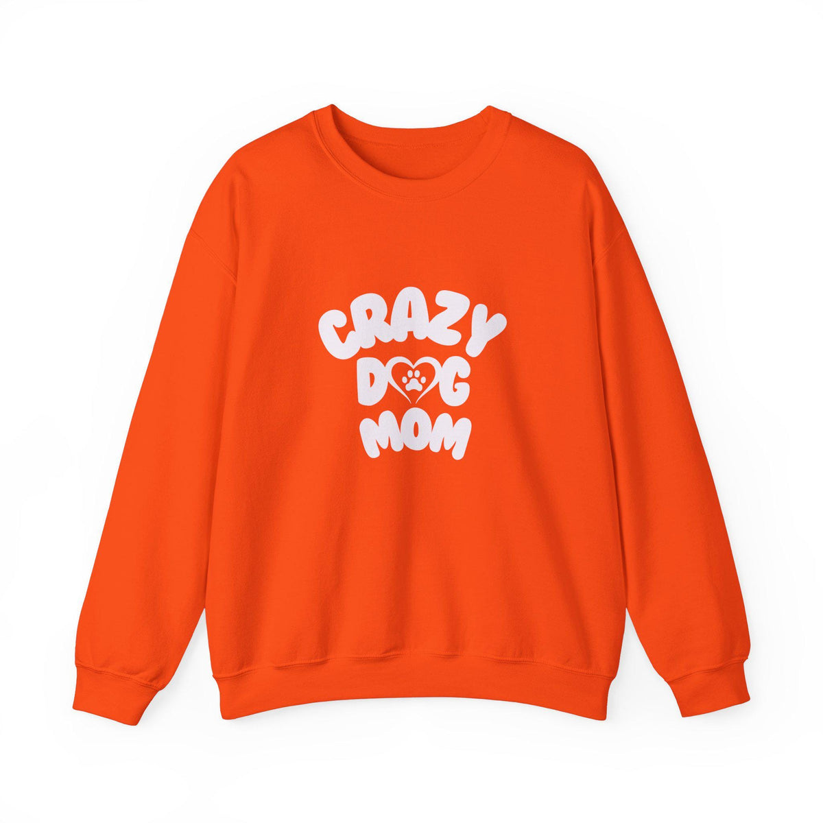 Crazy Dog Mom Crewneck Sweatshirt | Perfect Gift for Dog Lovers | Cozy and Fun Sweatshirt for Pet Owners | Birthday Gift, Dog Mom Apparel,