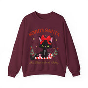Sorta Merry Sorta Feral Sweatshirt - Funny Christmas Sweater - Trendy Christmas Holiday Apparel 2024- Cute Raccoon/Feral Kitty Design