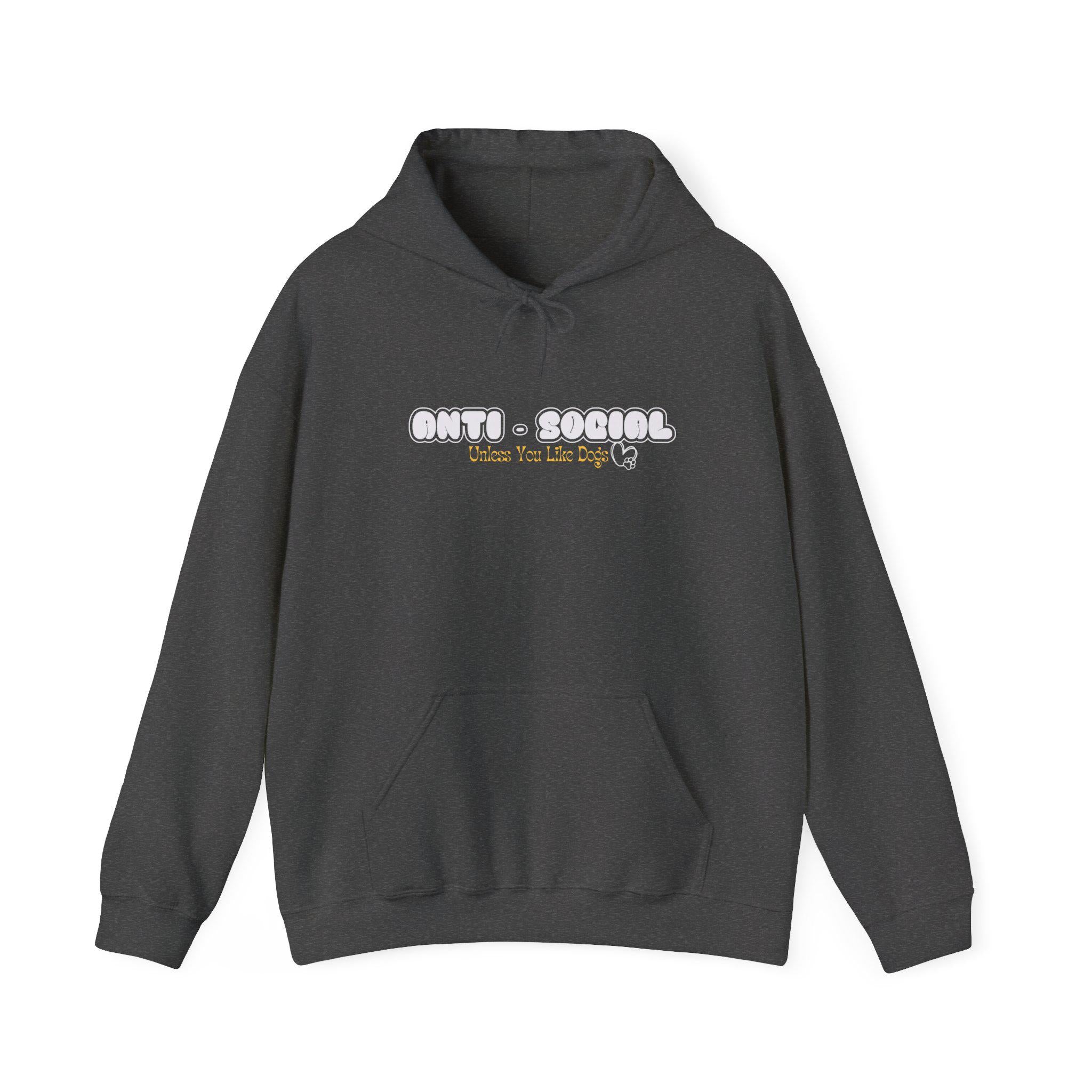 Anti Social Club Sweatshirt - Funny Introvert Gift - Cozy Graphic Tee - Gift for Dog Lover - Gift for Fur Mama - Introverted Mom - Dog Lover