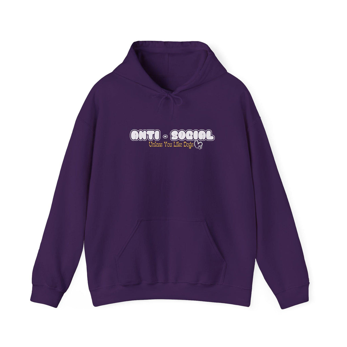 Anti Social Club Sweatshirt - Funny Introvert Gift - Cozy Graphic Tee - Gift for Dog Lover - Gift for Fur Mama - Introverted Mom - Dog Lover