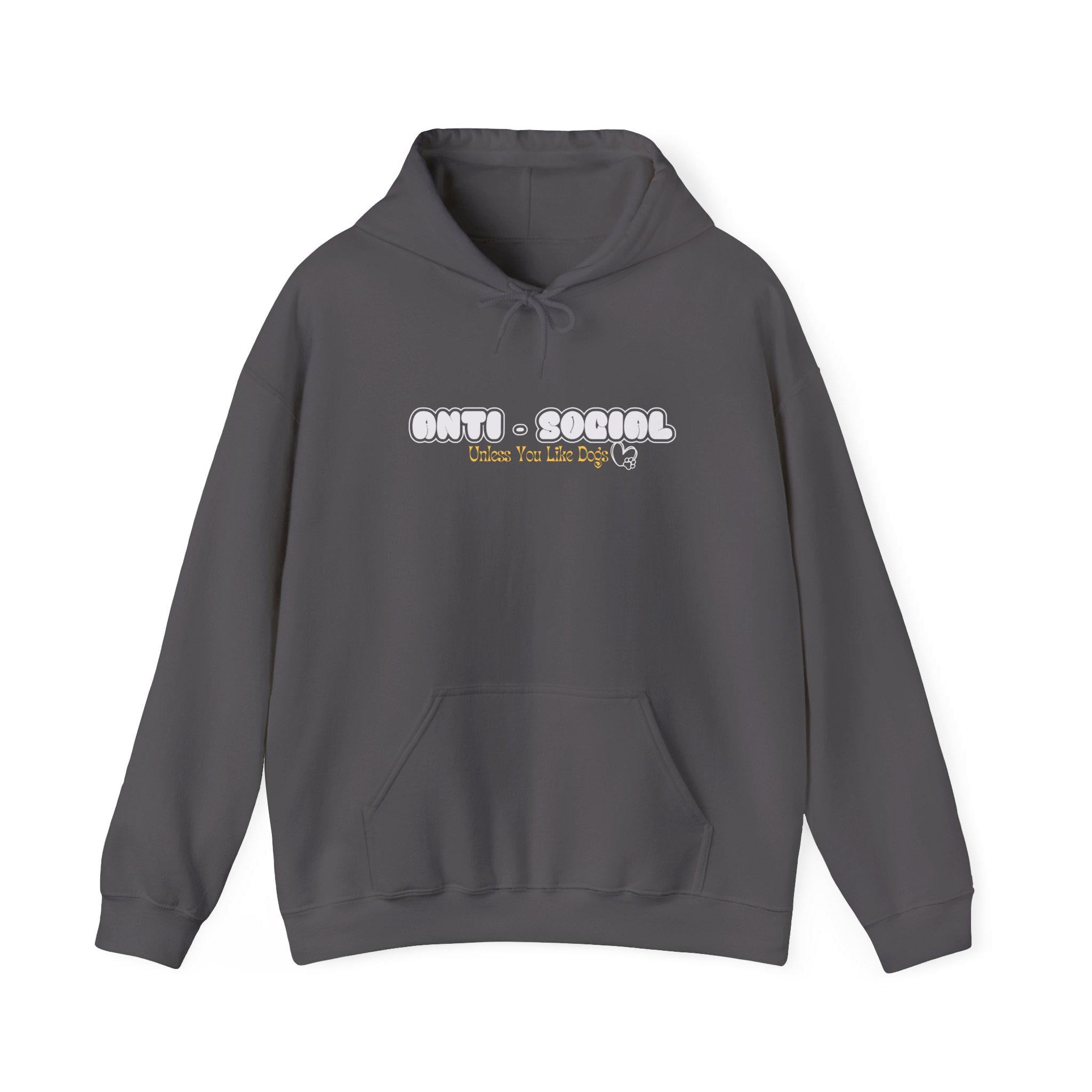 Anti Social Club Sweatshirt - Funny Introvert Gift - Cozy Graphic Tee - Gift for Dog Lover - Gift for Fur Mama - Introverted Mom - Dog Lover