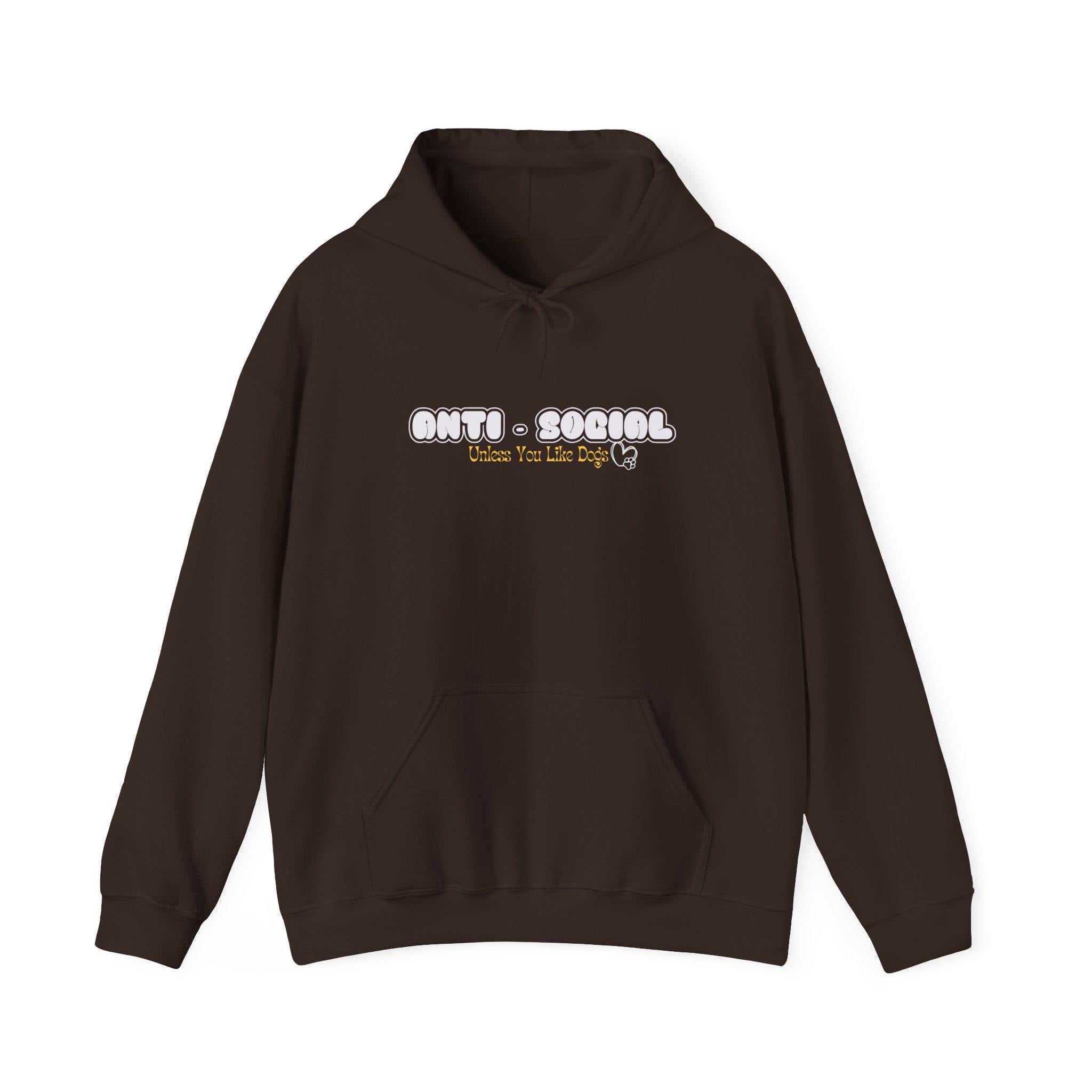 Anti Social Club Sweatshirt - Funny Introvert Gift - Cozy Graphic Tee - Gift for Dog Lover - Gift for Fur Mama - Introverted Mom - Dog Lover