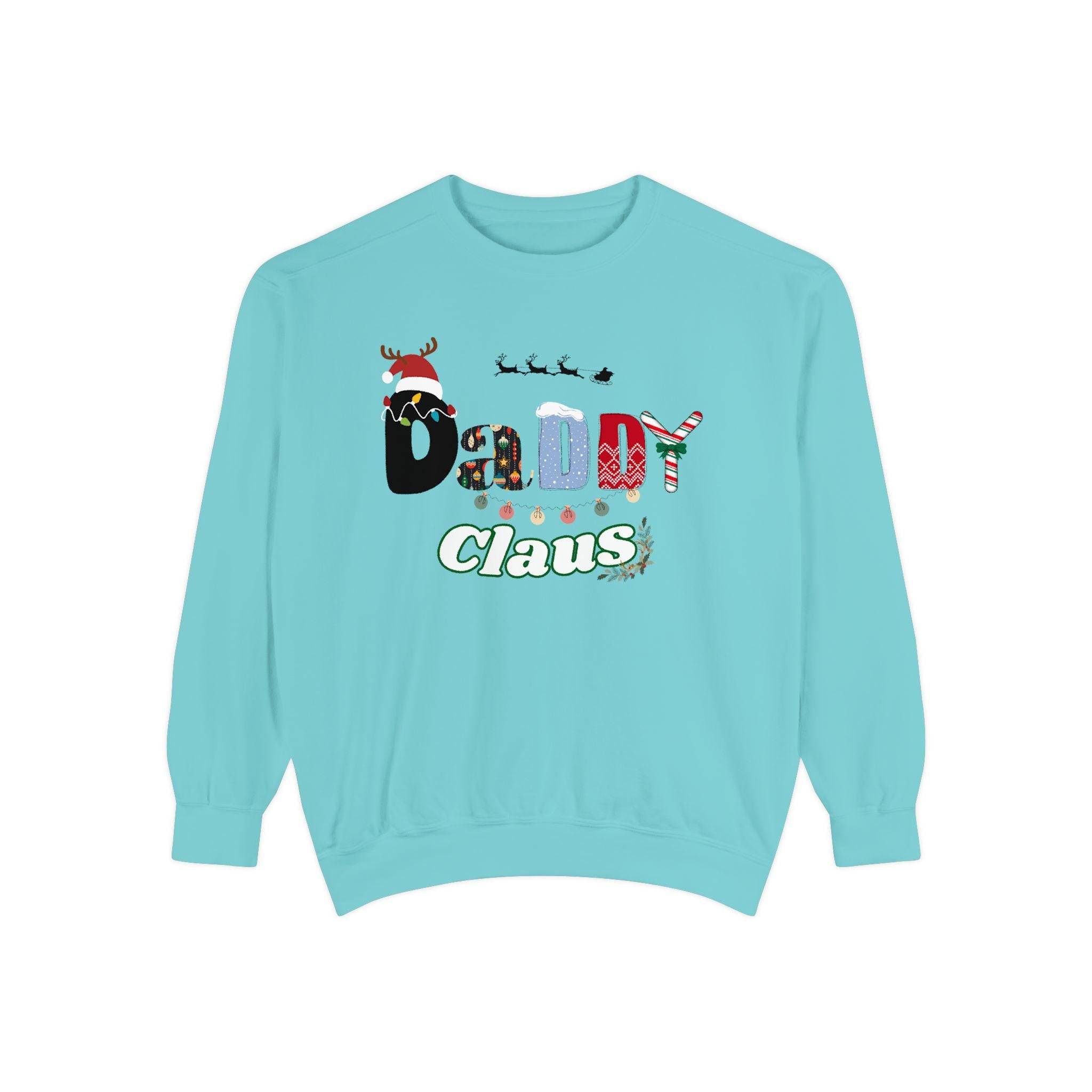 Daddy Claus Sweatshirt, Fun Holiday Apparel, Christmas Gift, Cozy Winter Wear, Family Celebration, Unisex Pullover Jumper