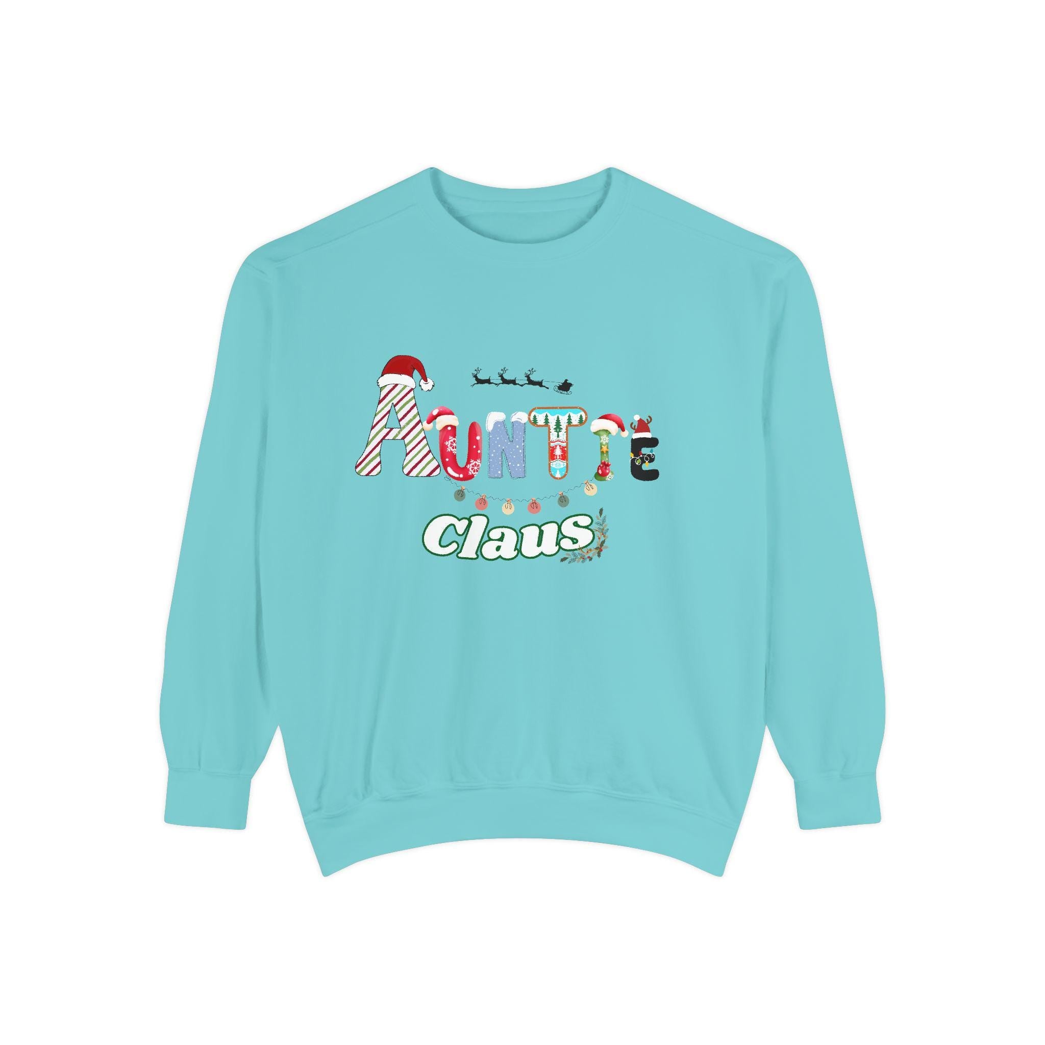 Auntie Claus Sweatshirt, Cozy Christmas Gift, Winter Apparel, Family Gathering Top, Unique Present, Unisex Pullover
