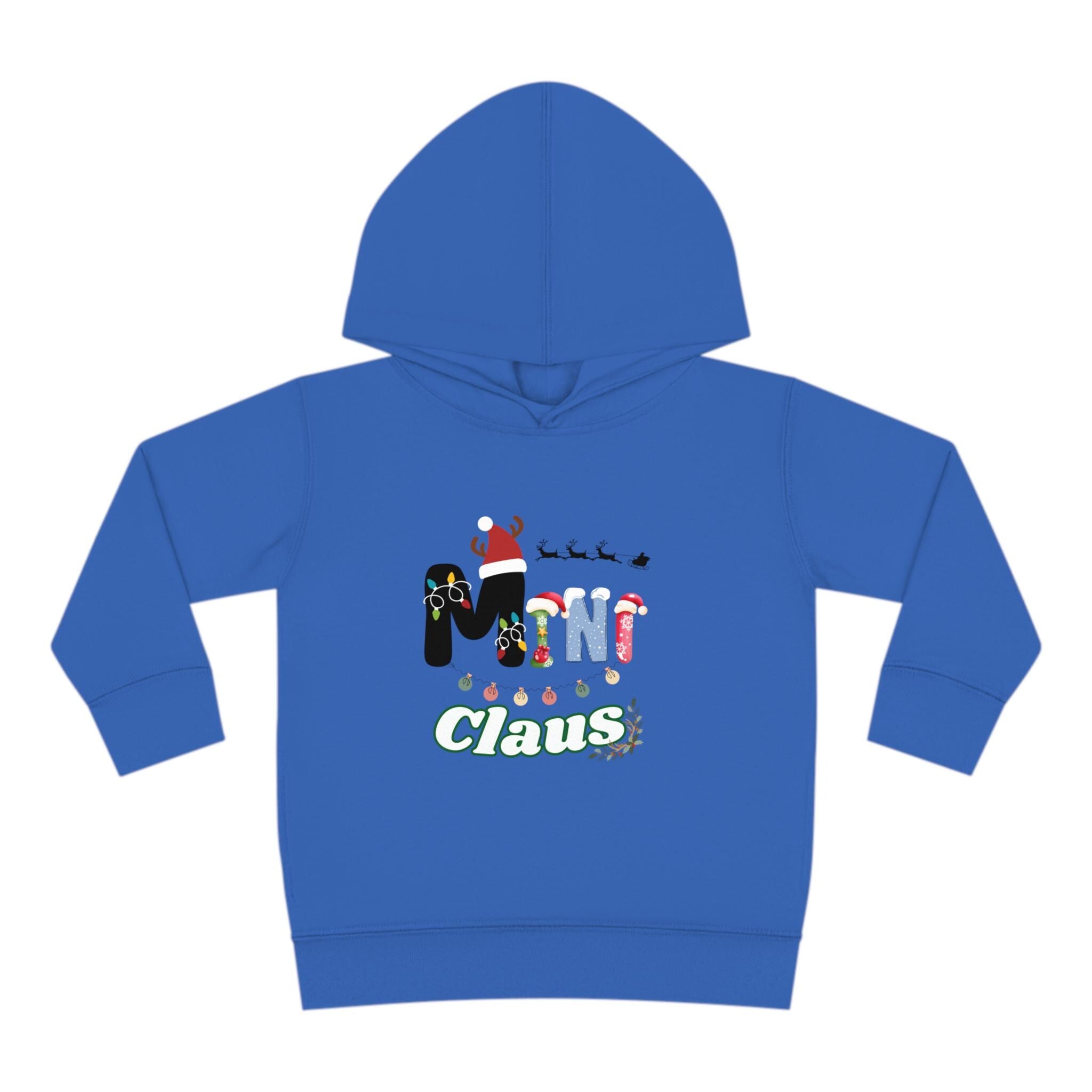 Festive Mini Claus Fleece Hoodie for Kids - Stay Warm & Merry! Mini Claus Fleece Hoodie -Christmas Kid-Wear - Mini Claus Hoodie