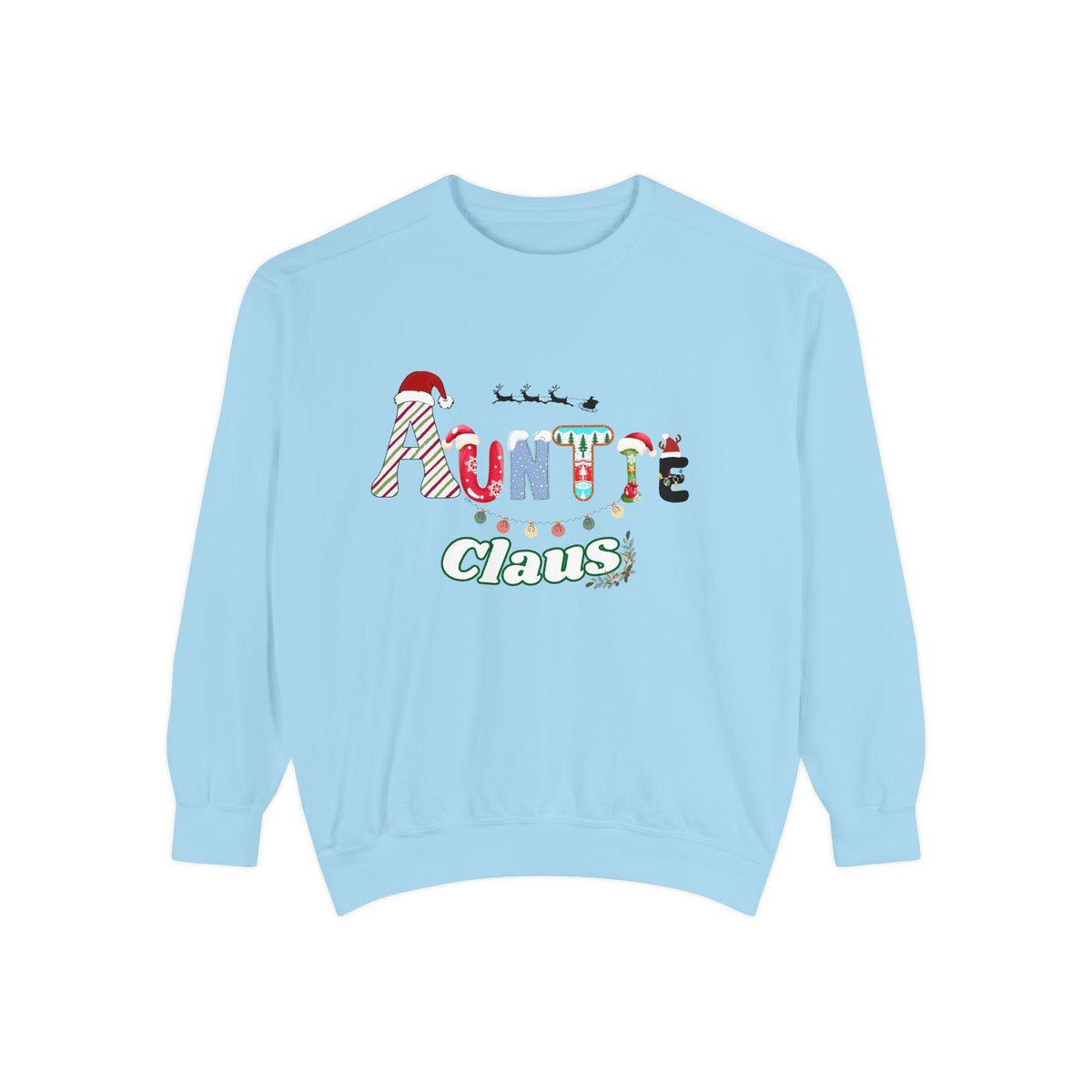 Auntie Claus Sweatshirt, Cozy Christmas Gift