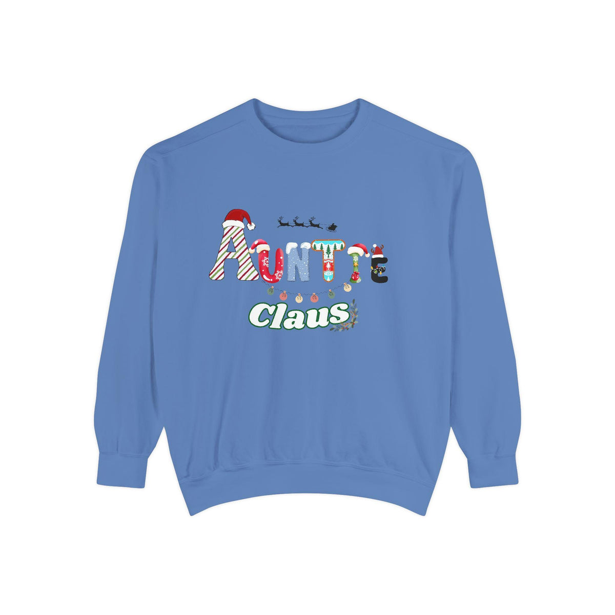 Auntie Claus Sweatshirt, Cozy Christmas Gift