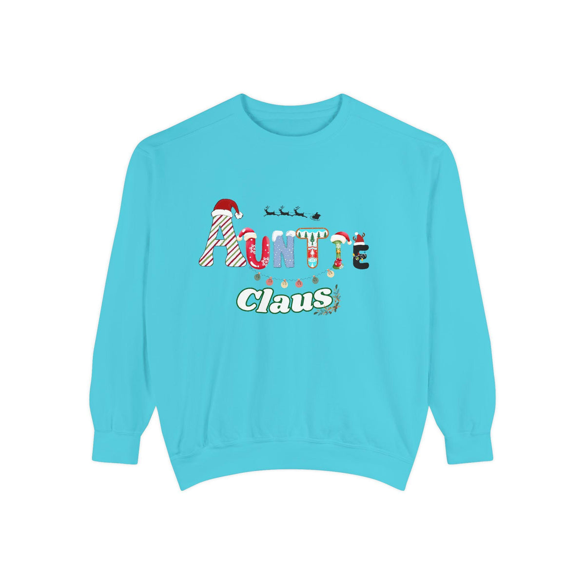 Auntie Claus Sweatshirt, Cozy Christmas Gift