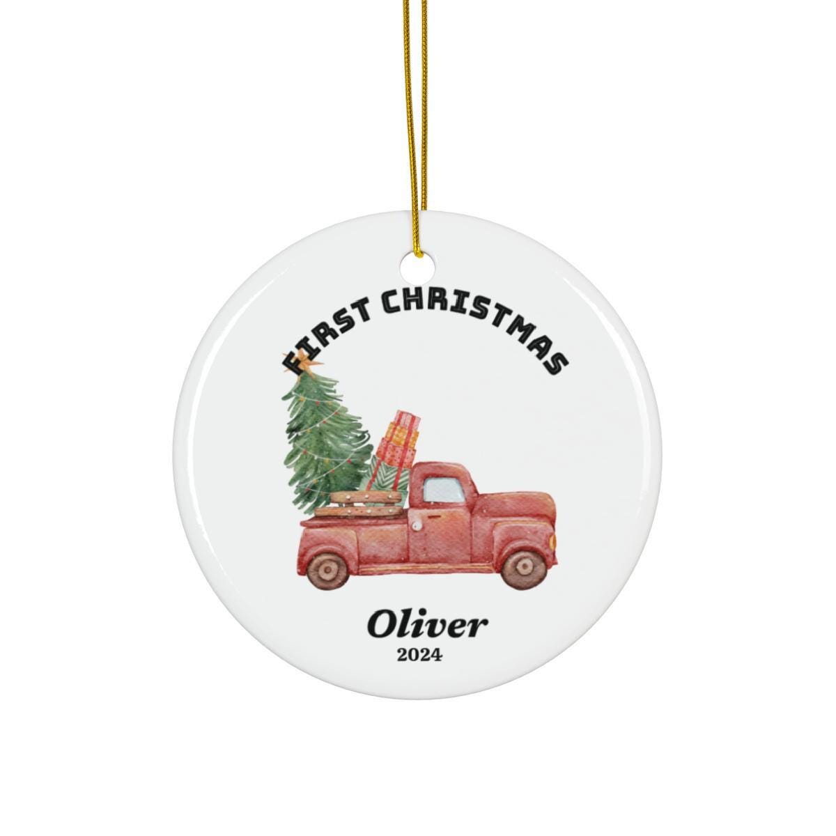My First Christmas Ceramic Ornament 2024