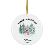 My First Christmas Ceramic Ornament 2024
