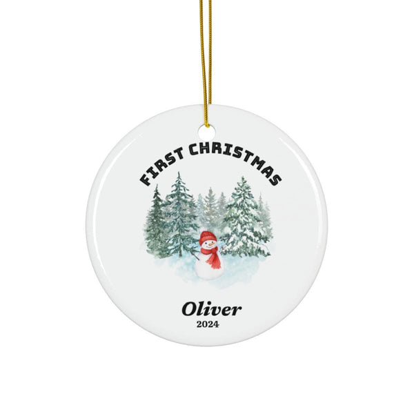 My First Christmas Ceramic Ornament 2024