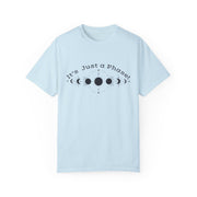 Celestial Phase T-shirt | Moon Phase Tee | Cosmic Humor Shirt | Unisex Astrology Wear | Perfect Gift for Stargazers