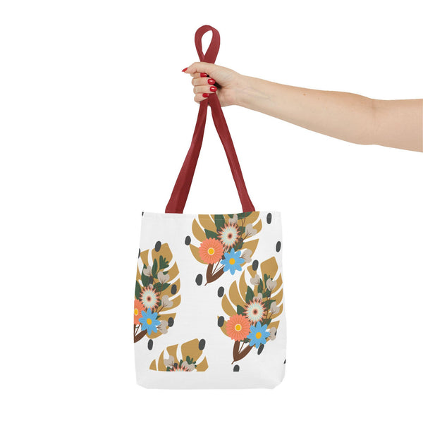 Floral Tote Bag, Eco-Friendly Shopping Bag, Gift for Her, Summer Essentials, Beach Bag, Casual Everyday Use