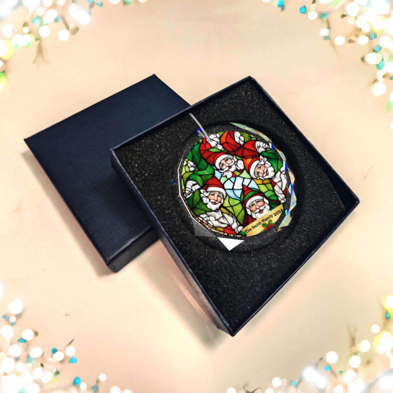 Stained Glass - Christmas Ornament 2024
