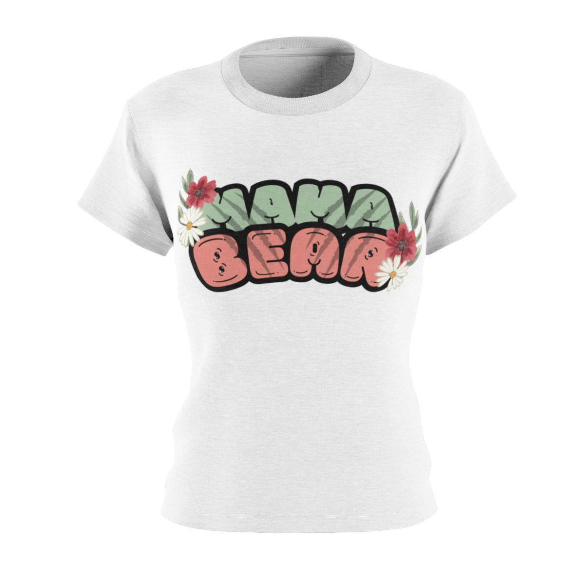 Women's Cut & Sew - Mama Bear Print Tee (AOP)