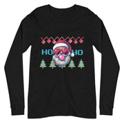 Retro Santa Shirt, Christmas Shirt, Trendy Christmas Shirt -  Unisex Long Sleeve Tee, Classic Christmas Shirt, Long Sleeve Santa Shirt,