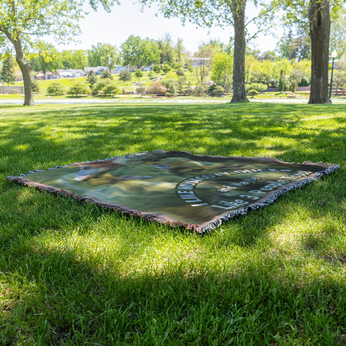 Muscovy Duck Woven Blanket